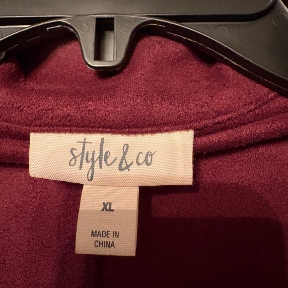 Style & Ci suede moto jacket - Picture 2 of 3